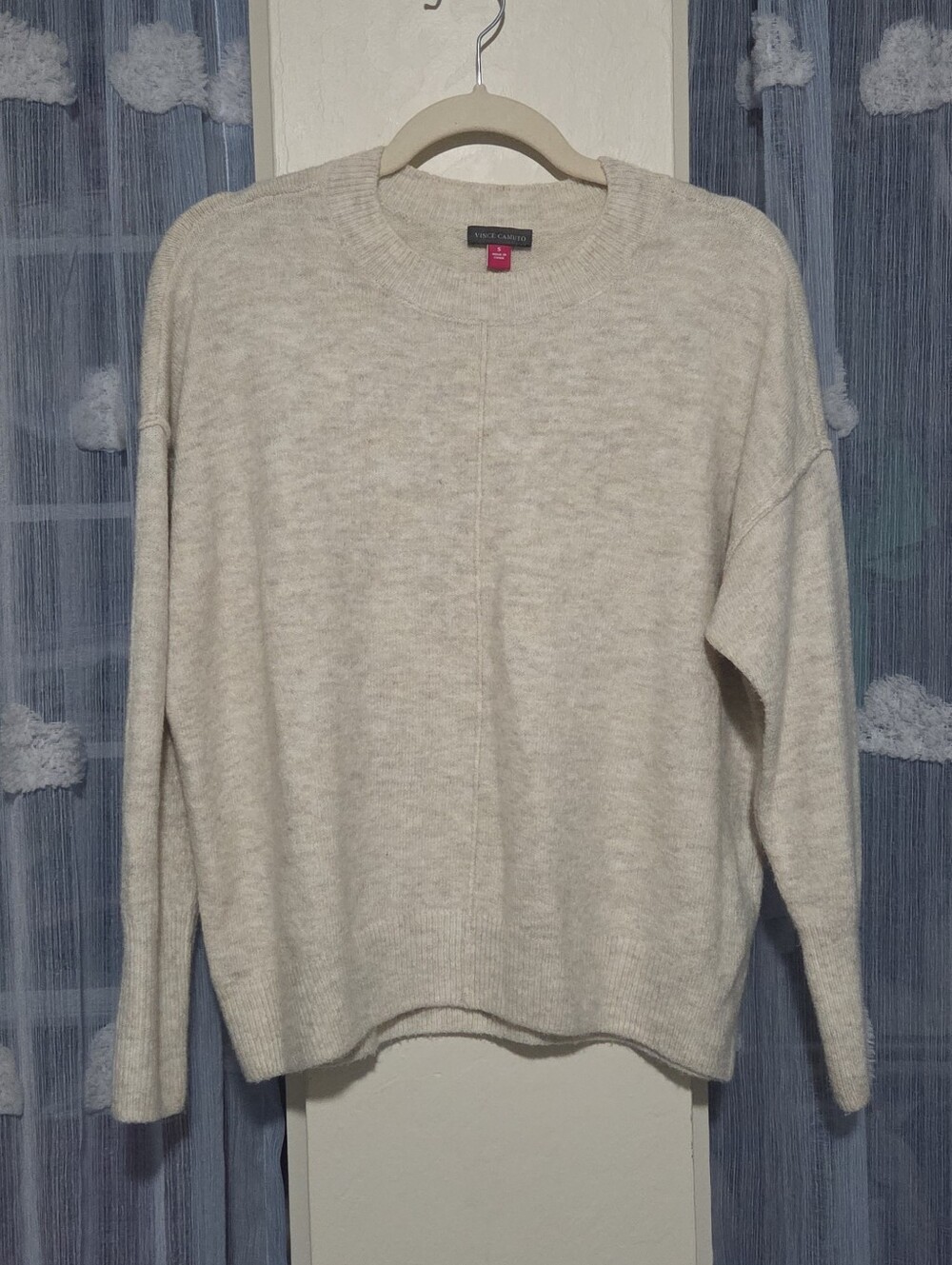 Vince Camuto Speckled Beige Sweater